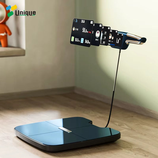 High Precision Wifi and Bluetooth Duel Connect BMI Digital 8 Electrode Scale Smart Scale Gym Scale