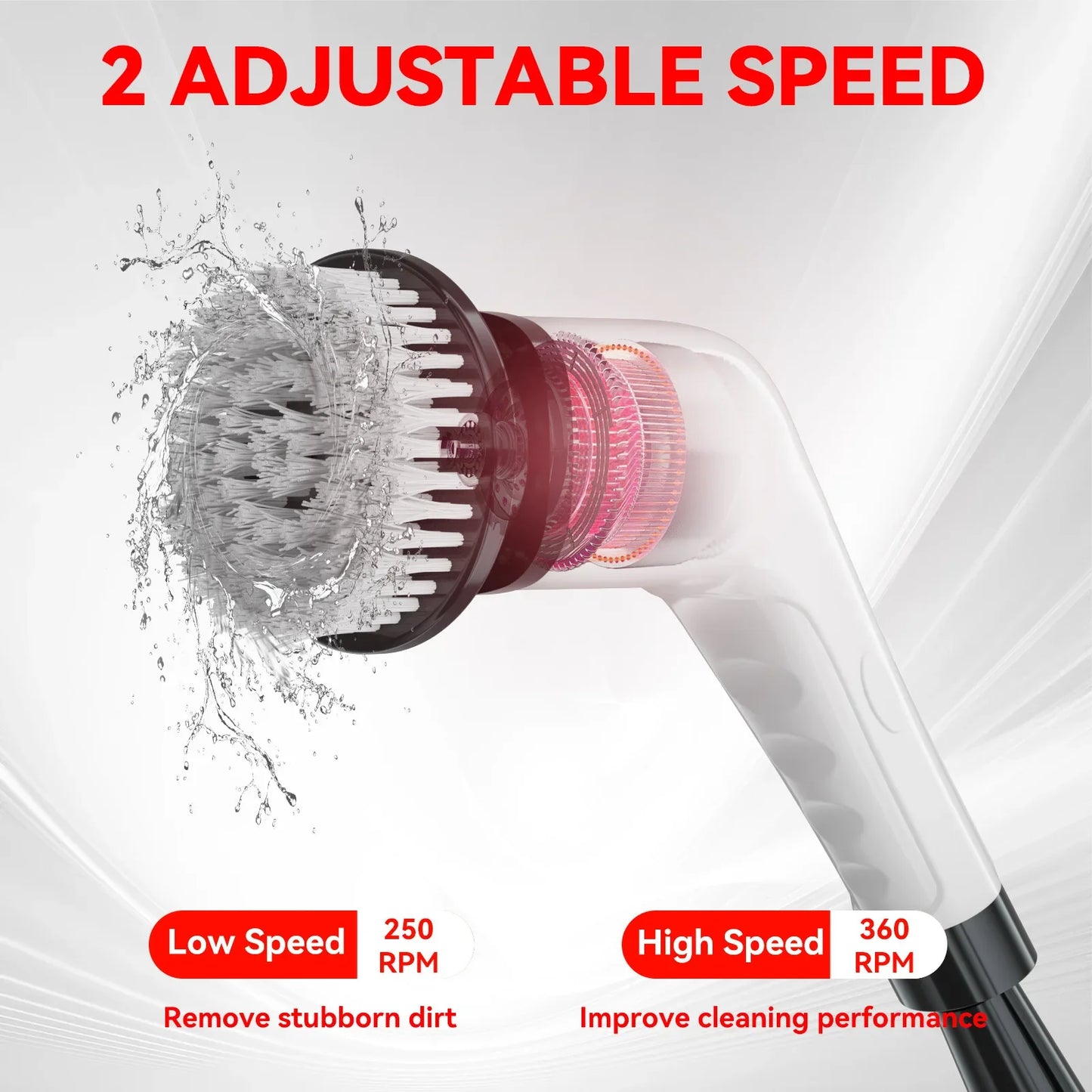 9-In-1 Electric Cleaning Brush Electric Spin Cleaning Scrubber Electric Cleaning Tools Parlour Kitchen Bathroom Cleaning Gadgets