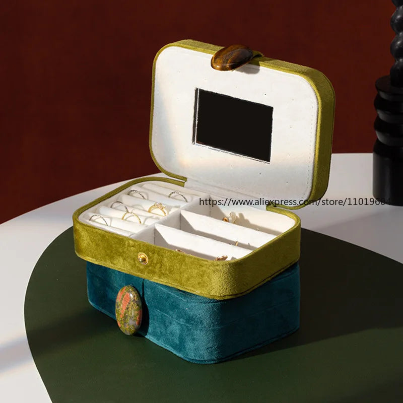 Velvet Jewelry Travel Box Glow-Grace